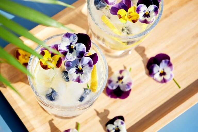 Floral Gin Cocktails