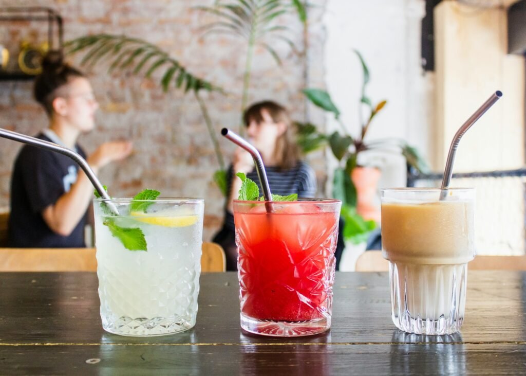 assorted alcoholic drinks